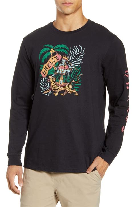 hurley long sleeve t shirts|hurley relaxed fit shirts.